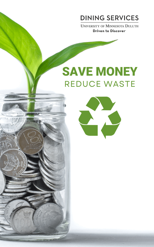 Save Money - Reduce Waste graphic