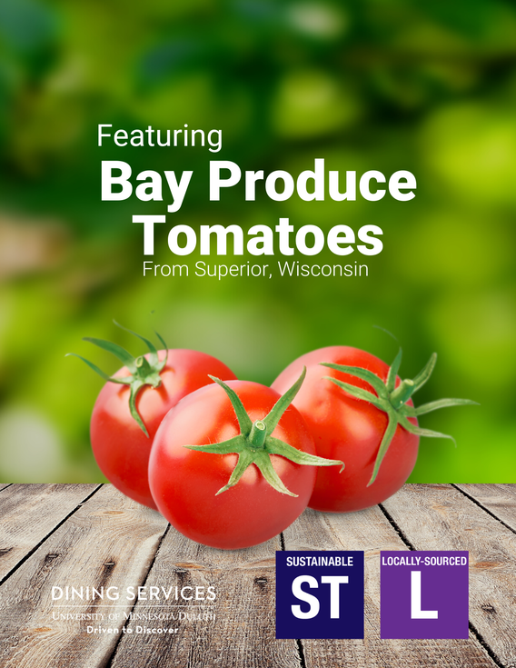 Feature Bay Produce Tomatoes from Superior Wisconsin